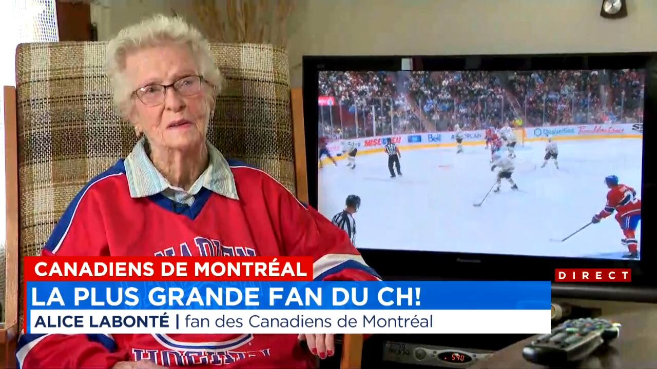 La Plus Grande Fan Des Canadiens De Montréal A 96 Ans! - Explications ...