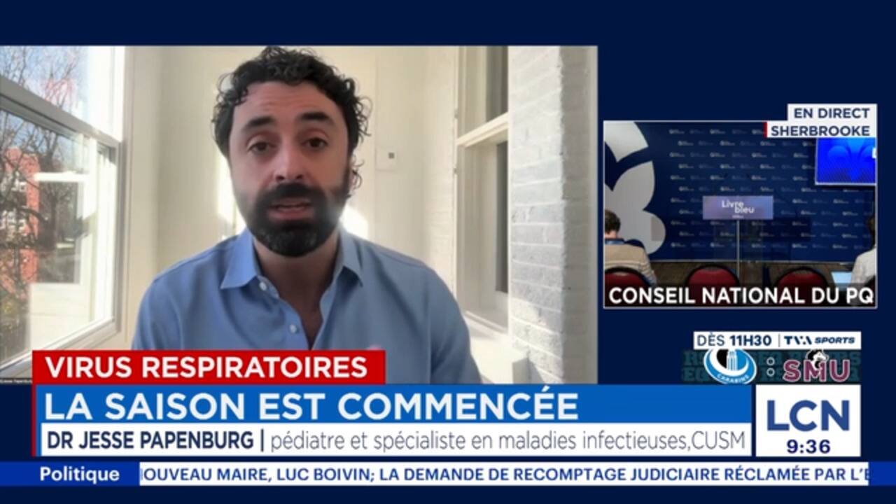 Virus du VRS: un nouveau traitement a permis d'éviter 1000 hospitalisations: entrevue 9h