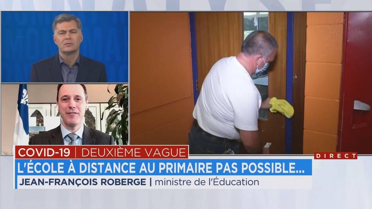 Les écoles fermées jusqu’au 11 janvier entrevue avec le ministre de l’Éducation JeanFrançois