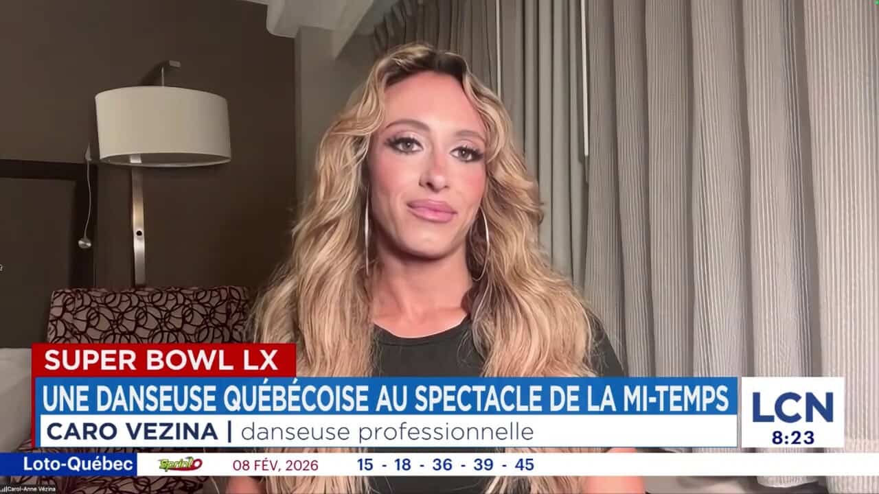 Super Bowl LX: une danseuse québécoise au spectacle de la mi-temps - entrevue avec Caro Vézina
