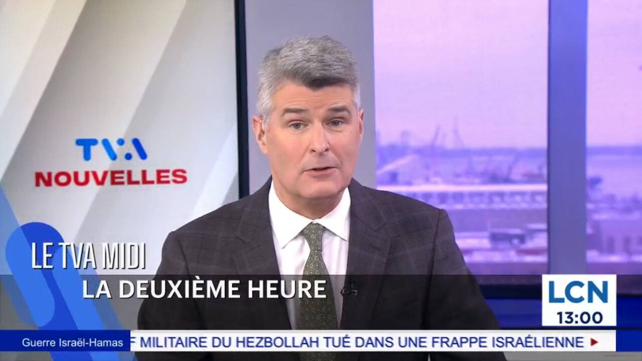 Le TVA Nouvelles 12h du 8 janvier 2024 (deuxième heure) Le TVA