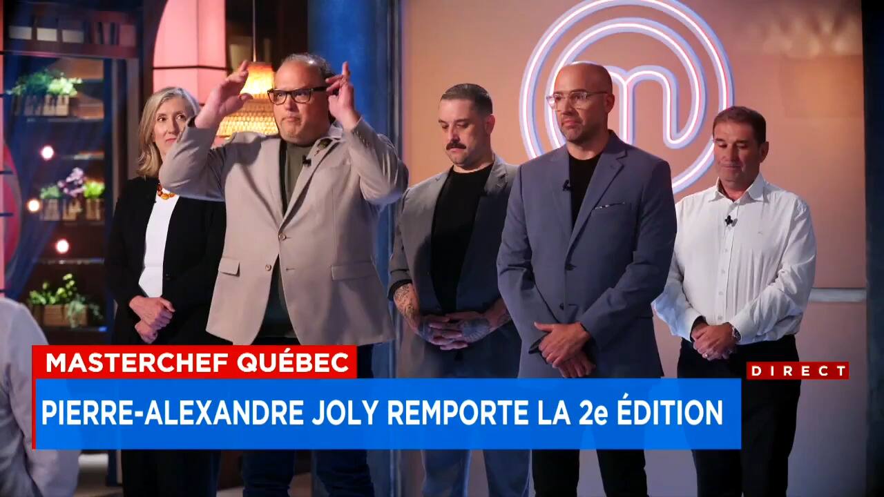 Masterchef Québec: Pierre-Alexandre Joly remporte la 2e édition - Entrevue