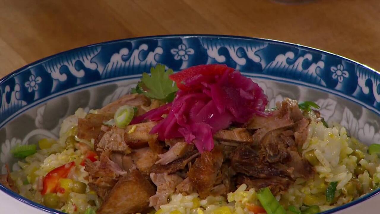 RIZ FRIT À L'HAÏTIENNE 