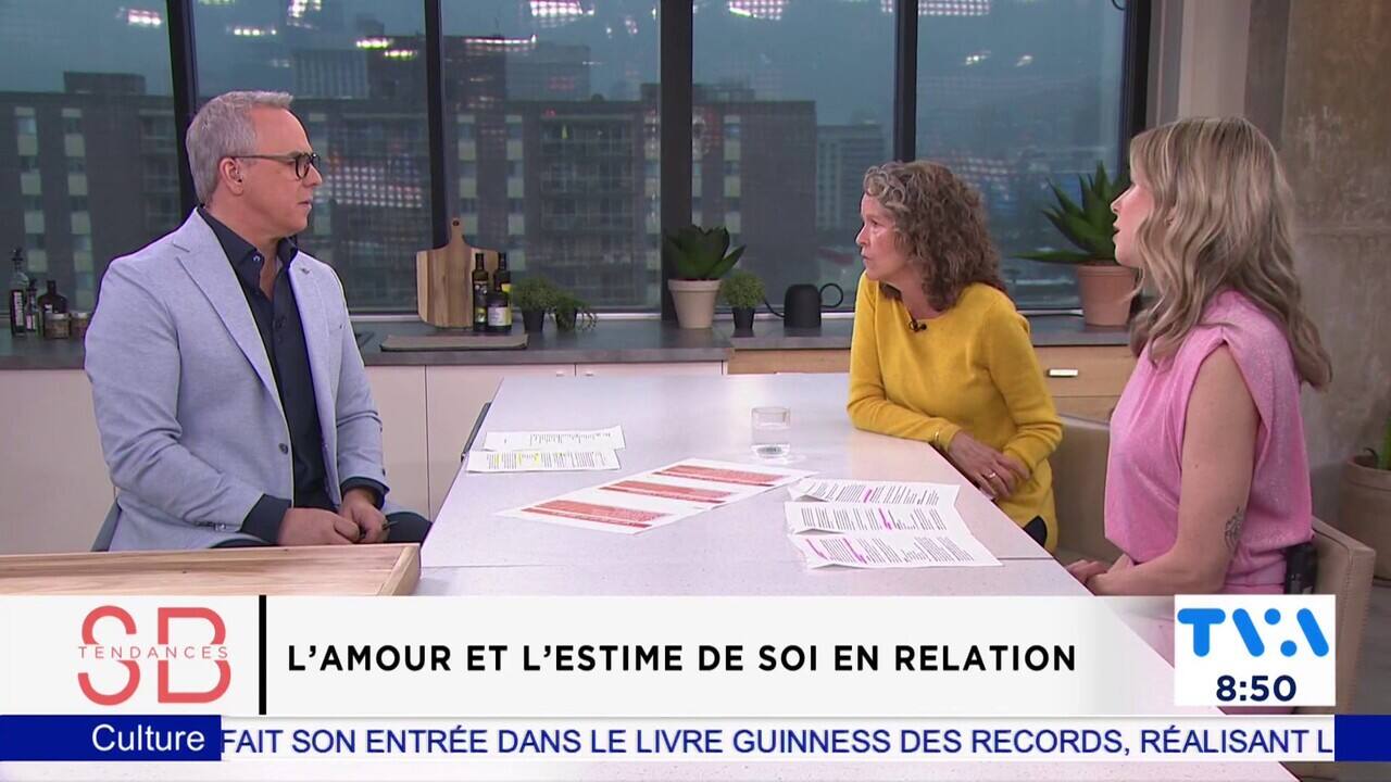 8h50 TENDANCE: L'amour et l'estime de soi en relation
