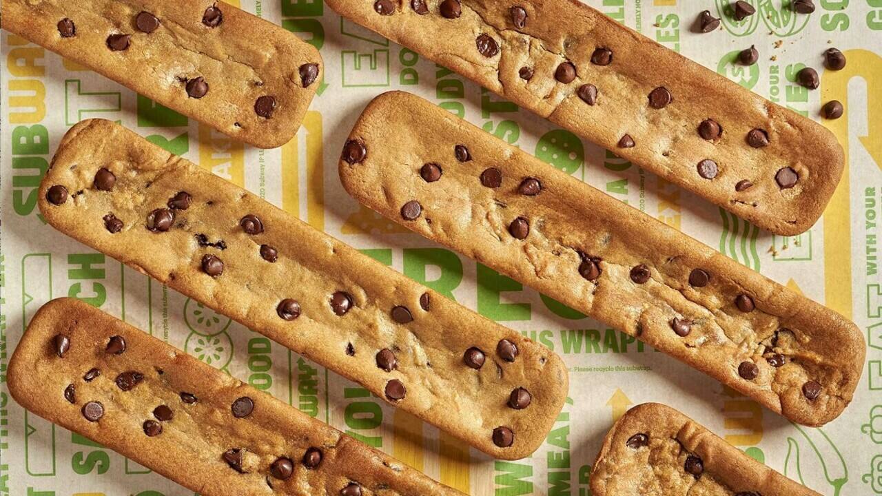 Les biscuits 12 pouces de chez Subway 