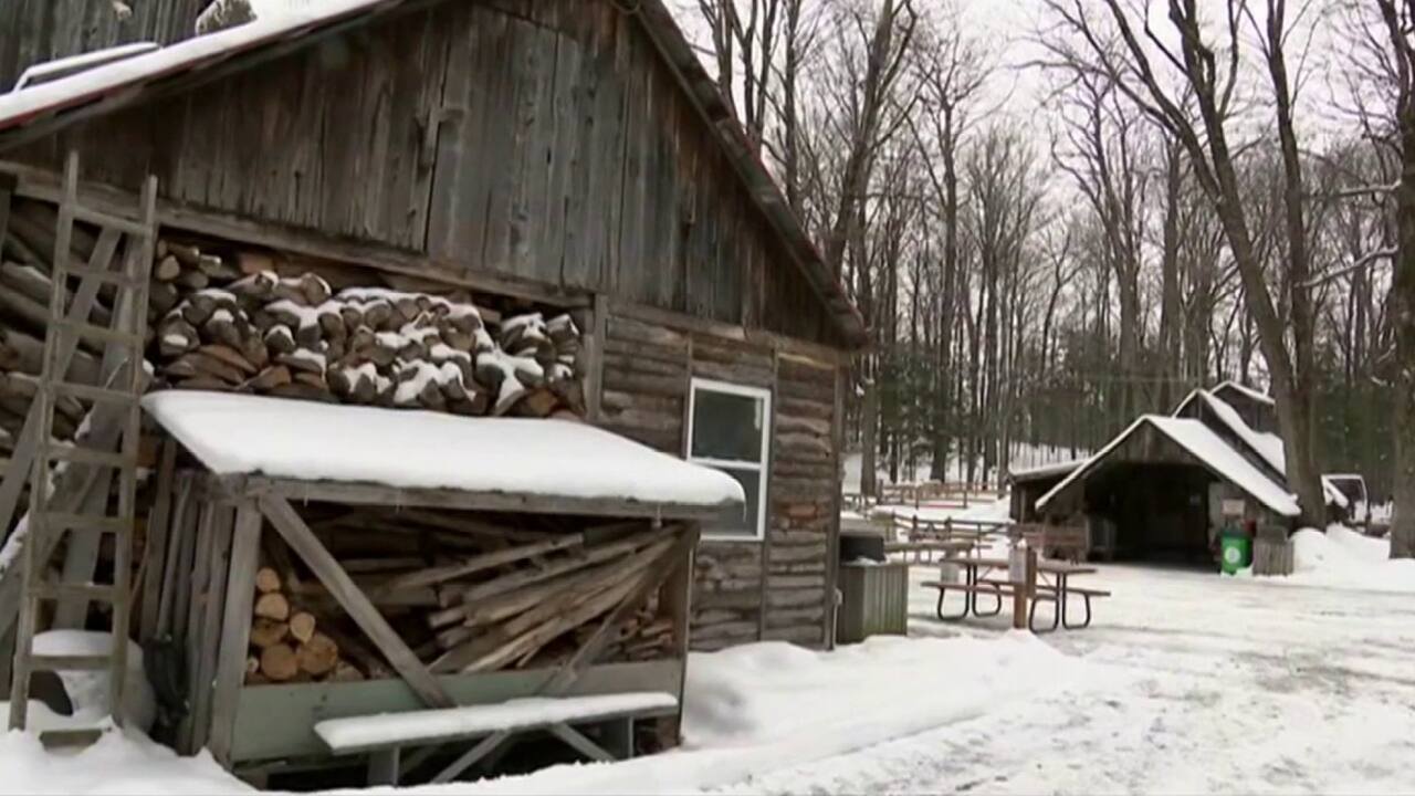 salles à manger des cabanes à sucre. 