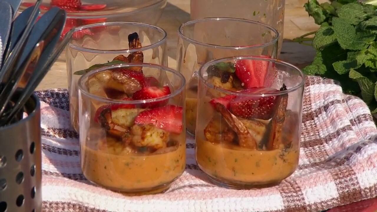 Crevettes grillées au Paprika Fumé - Jean-François Plante