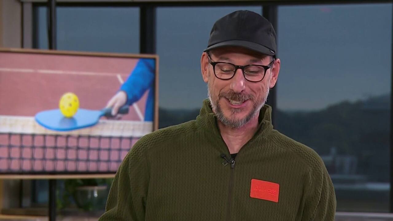 Dominic Arpin découvre le pickleball