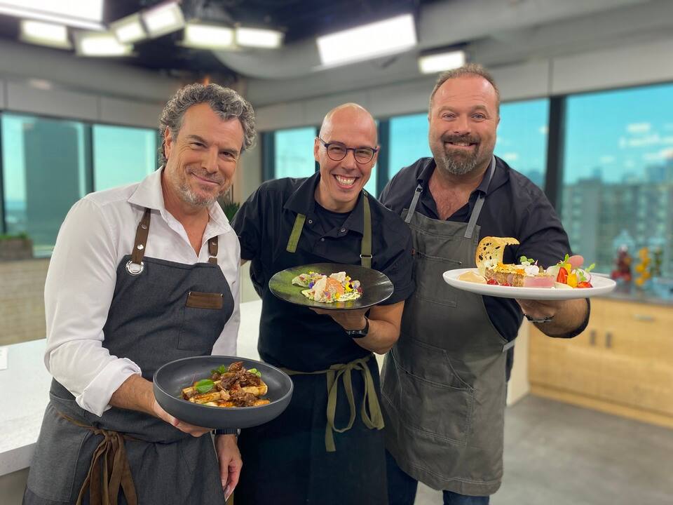 3 chefs cuisiniers