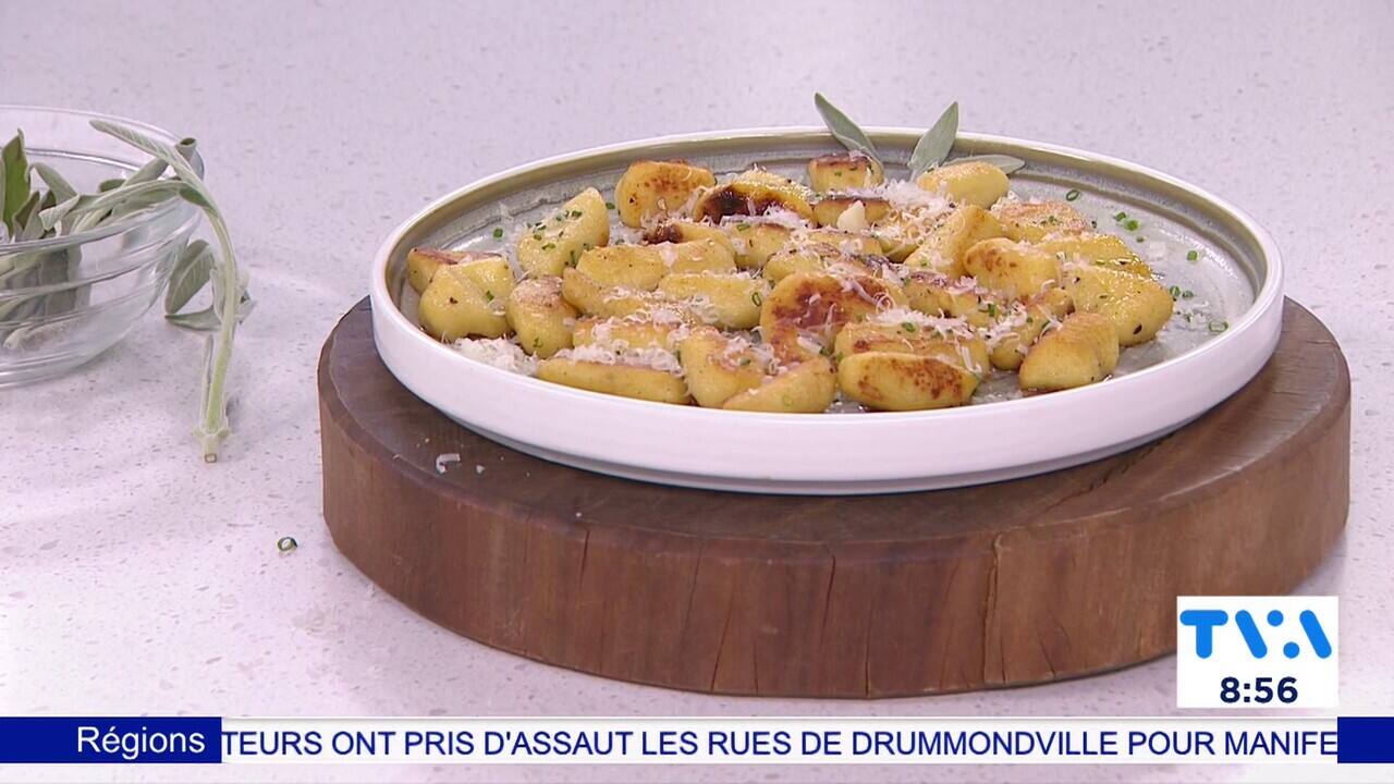 Recette: Gnocchis au beurre de sauge, ail et parmigiano reggiano