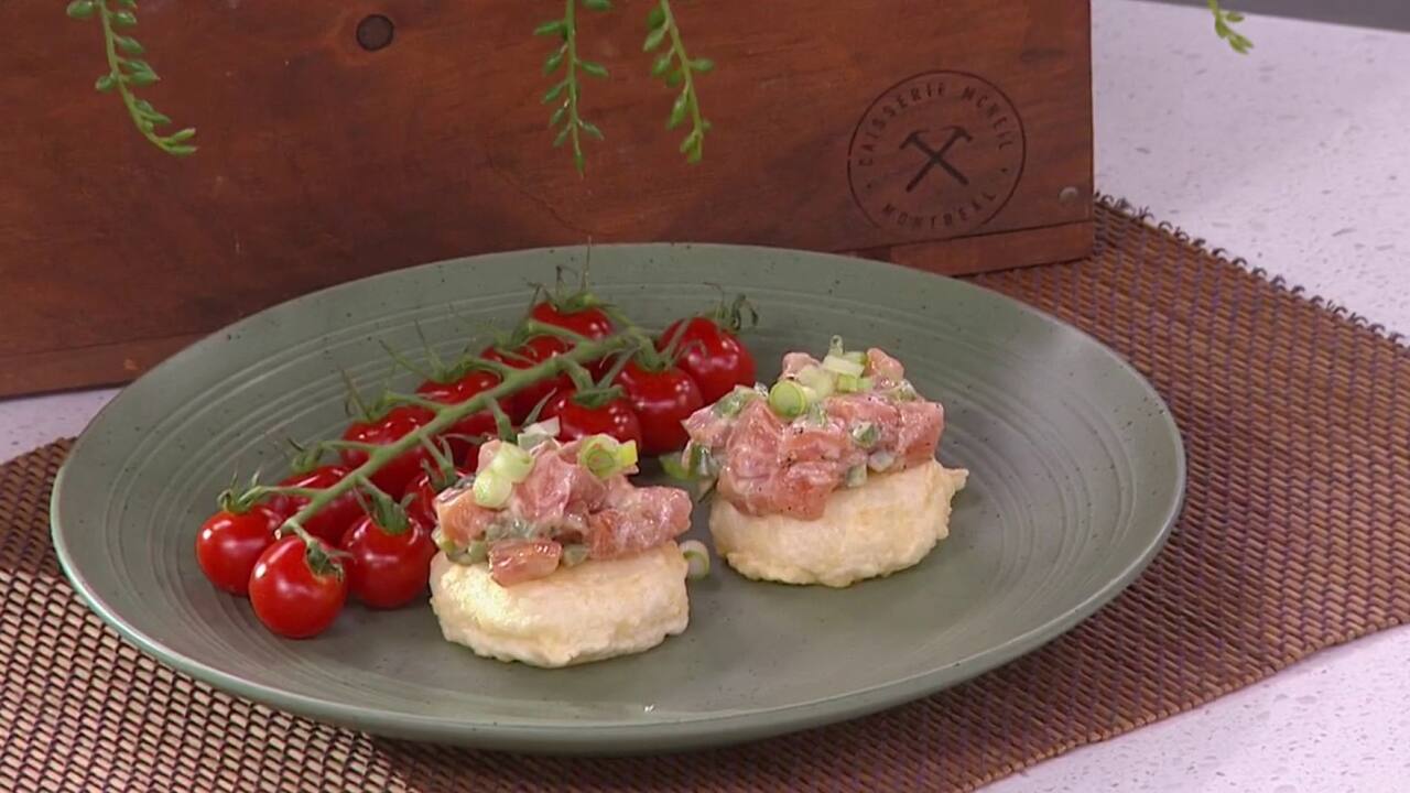 Pizza sushi au saumon