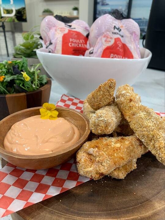 Filets de poulet croustillants aux épices Portugaises
