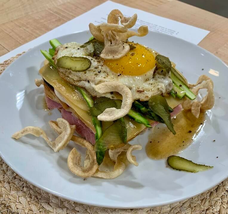 Croque-monsieur façon cabane à sucre 