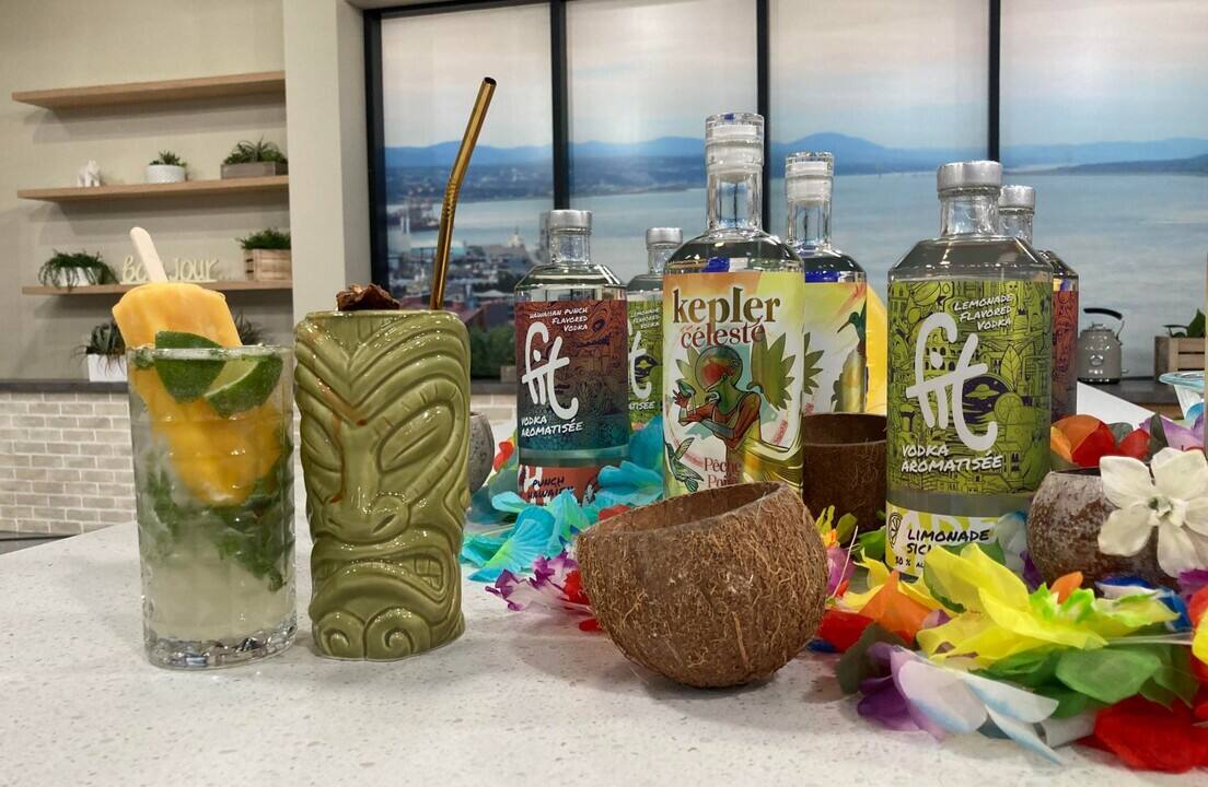 Cocktails festifs et estivaux à base d’alcool d’ici 