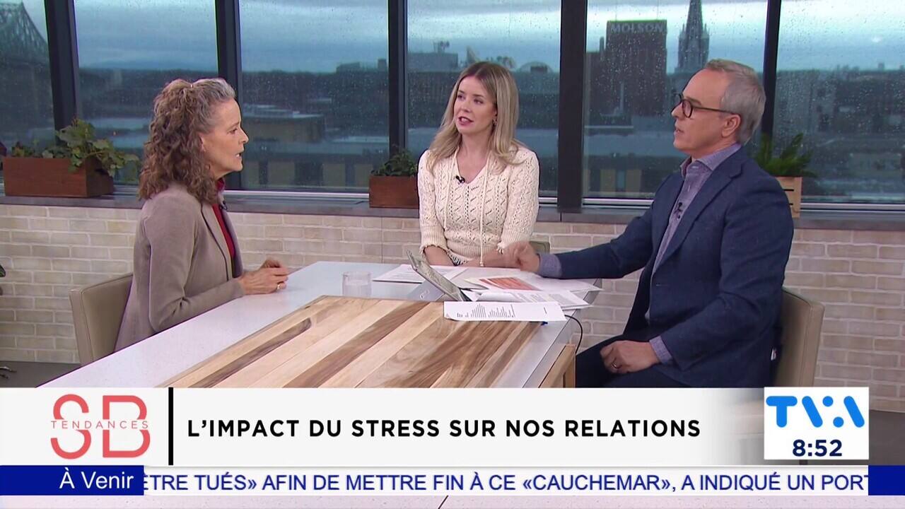 SEGMENT TENDANCES: Louise Sigouin, collaboratrice tendances, sur la gestion du stress dans les relations - 8h45