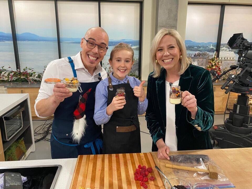 Verrine chocolatée des Fêtes d’Olivia et Hugo 