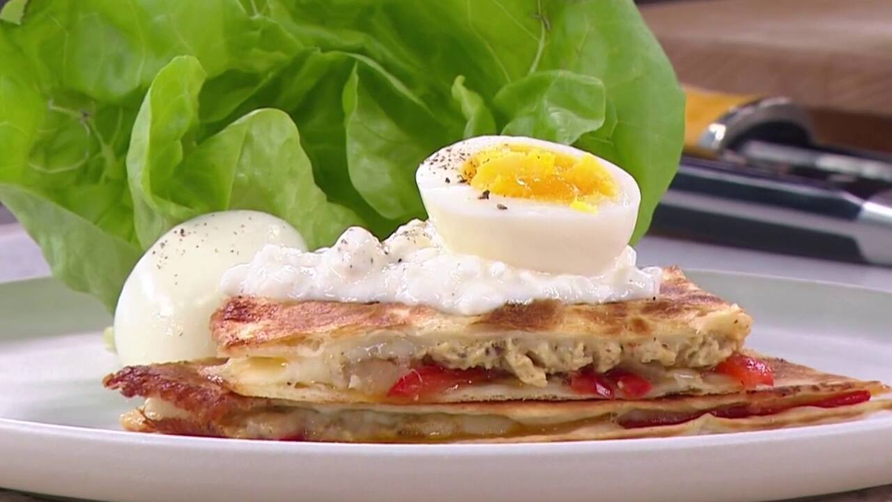 QUESADILLAS AUX ŒUFS