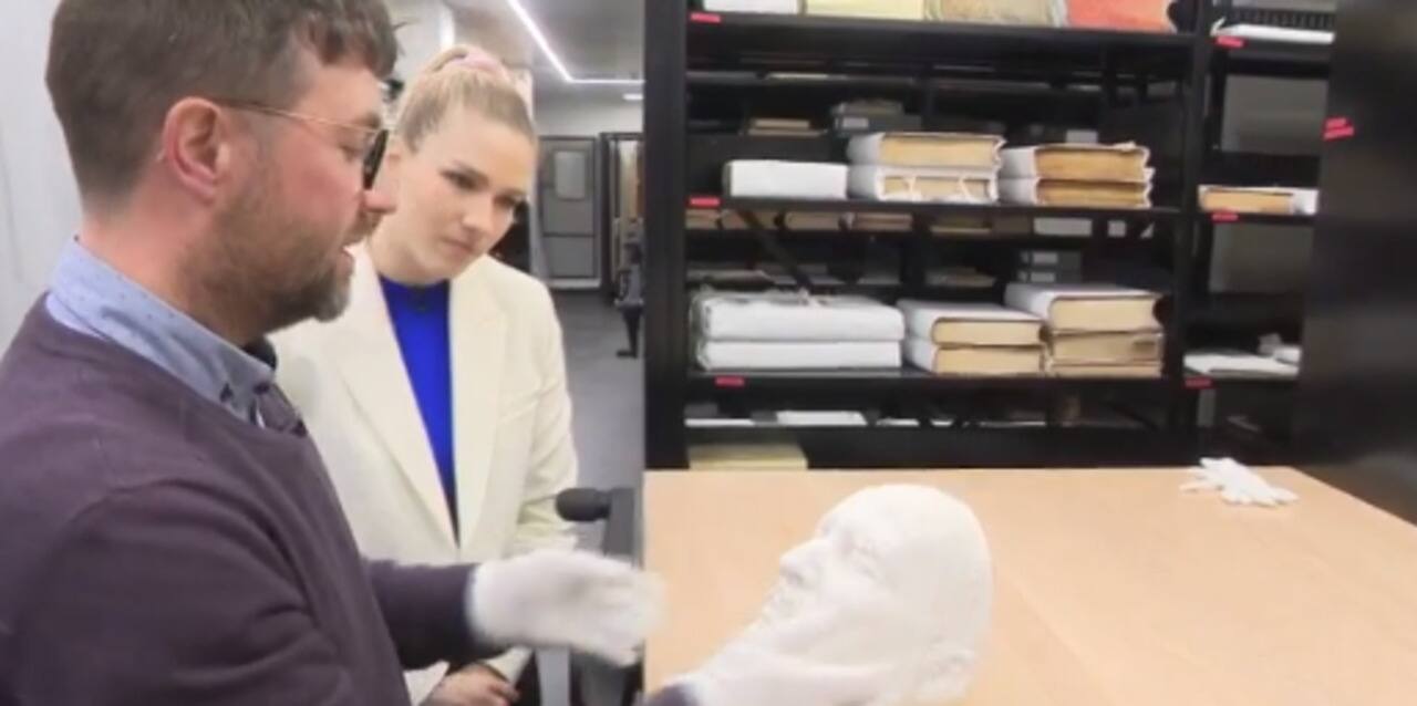 Les voûtes de la bibliothèque de l'Assemblée nationale 