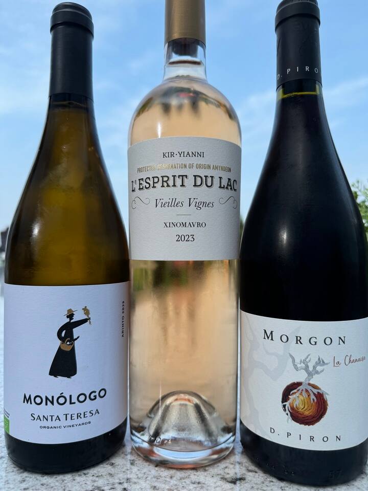 Trois vins légers et frais