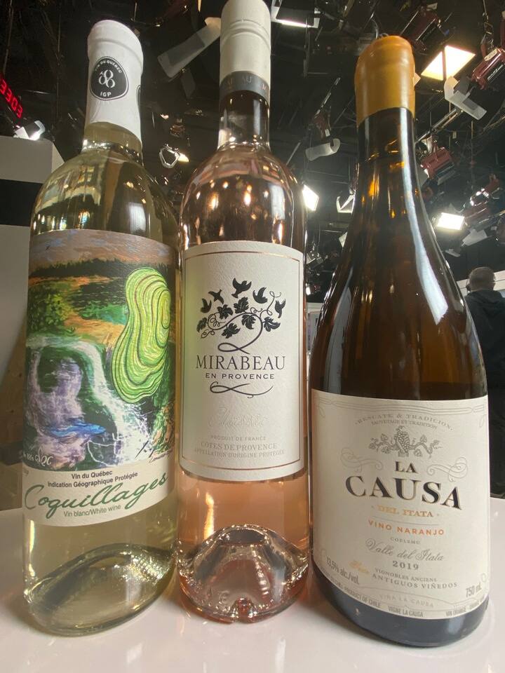 De bonnes bouteilles en harmonie avec les délicieux fromages d'ici