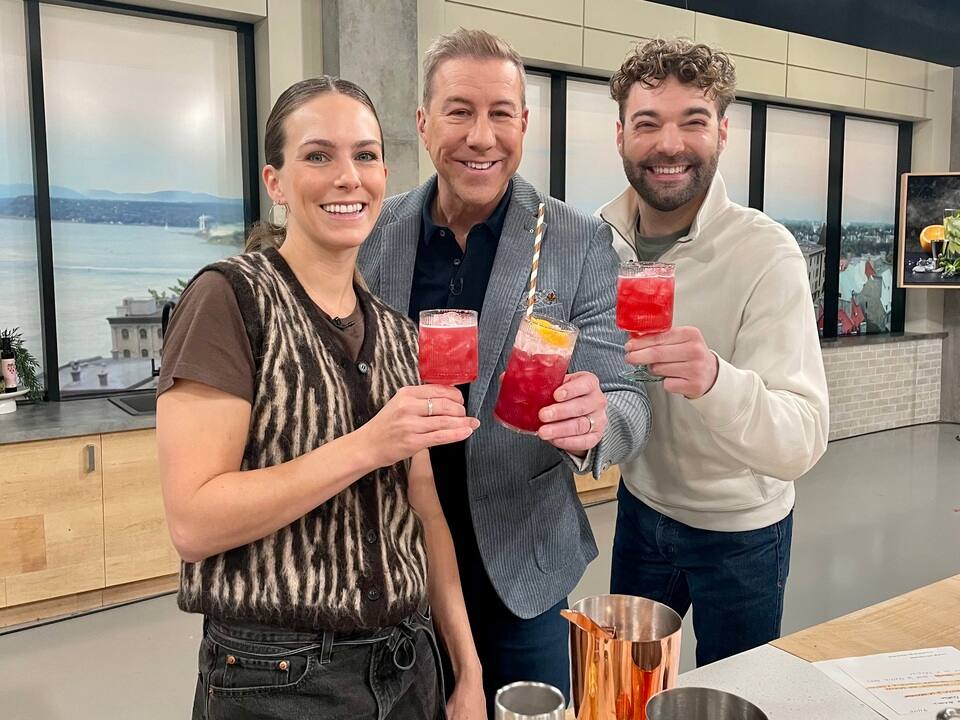 Trois cocktails sans alcool à base de thé