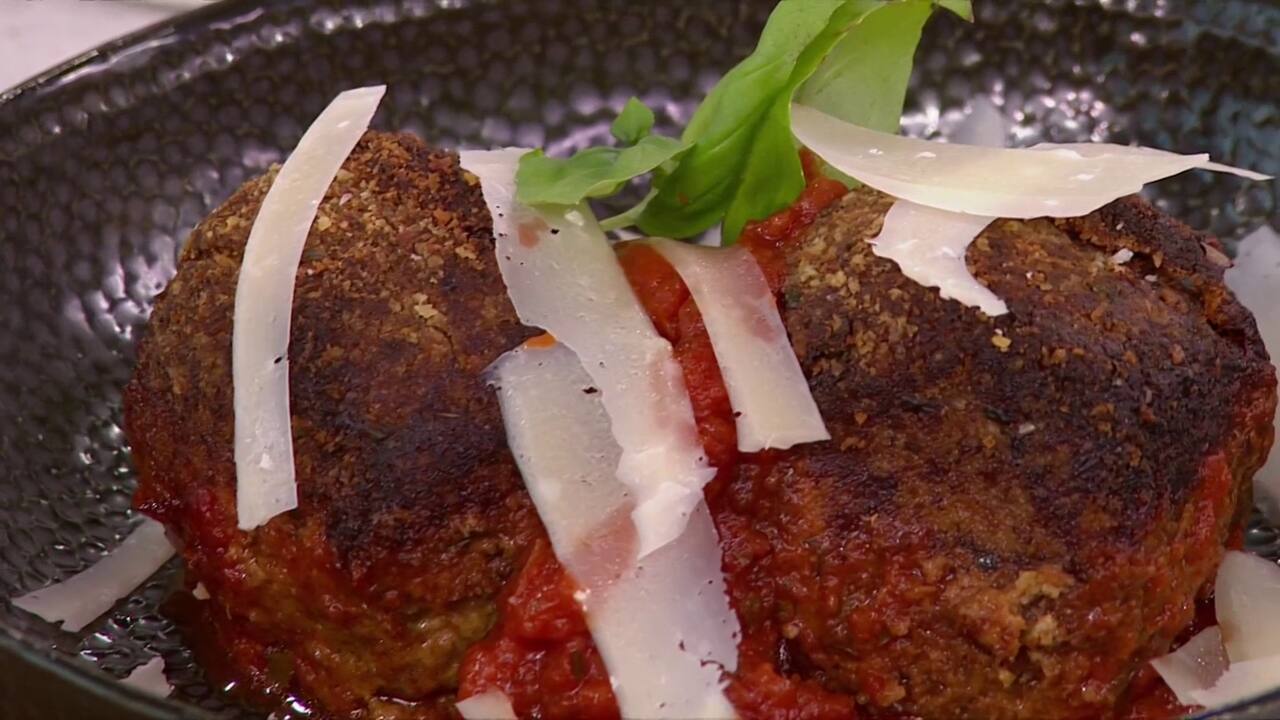 POLPETTES DE TEMPEH SAUCE TOMATE ET PARMESAN
