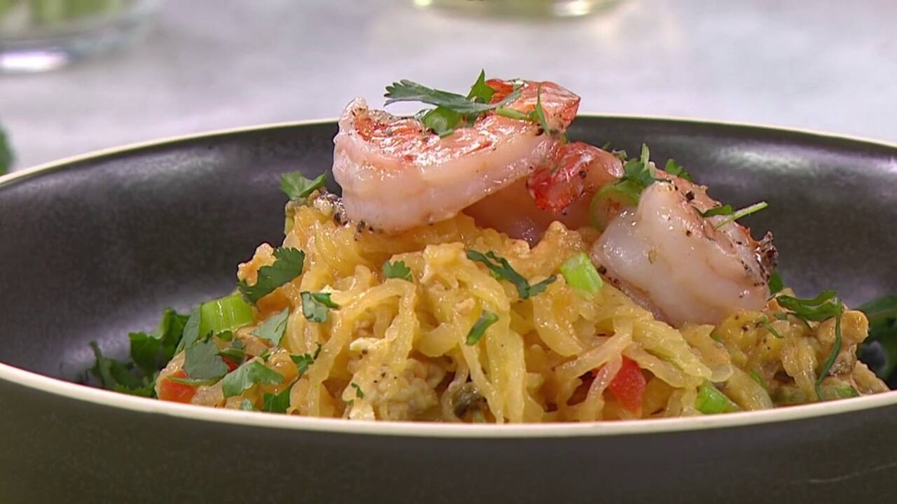 COURGE SPAGHETTI À LA THAÏ