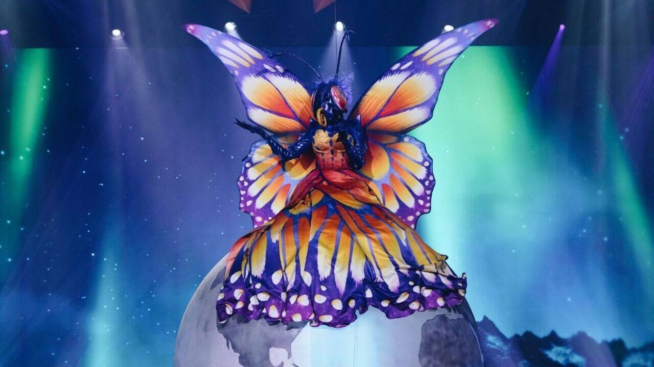 CHANTEURS MASQUÉS: Le Papillon démasqué