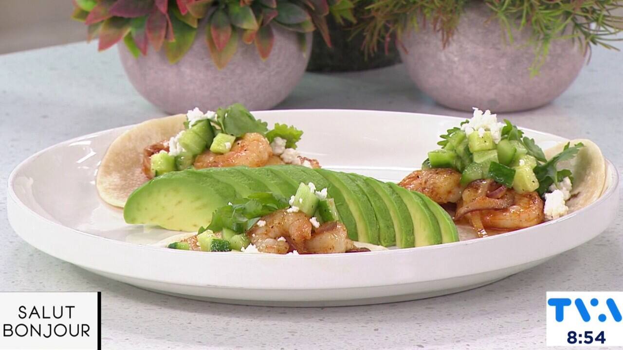 tortillas de crevettes