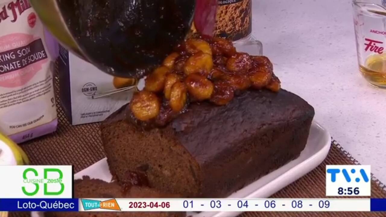 Recette double chocolat aux bananes
