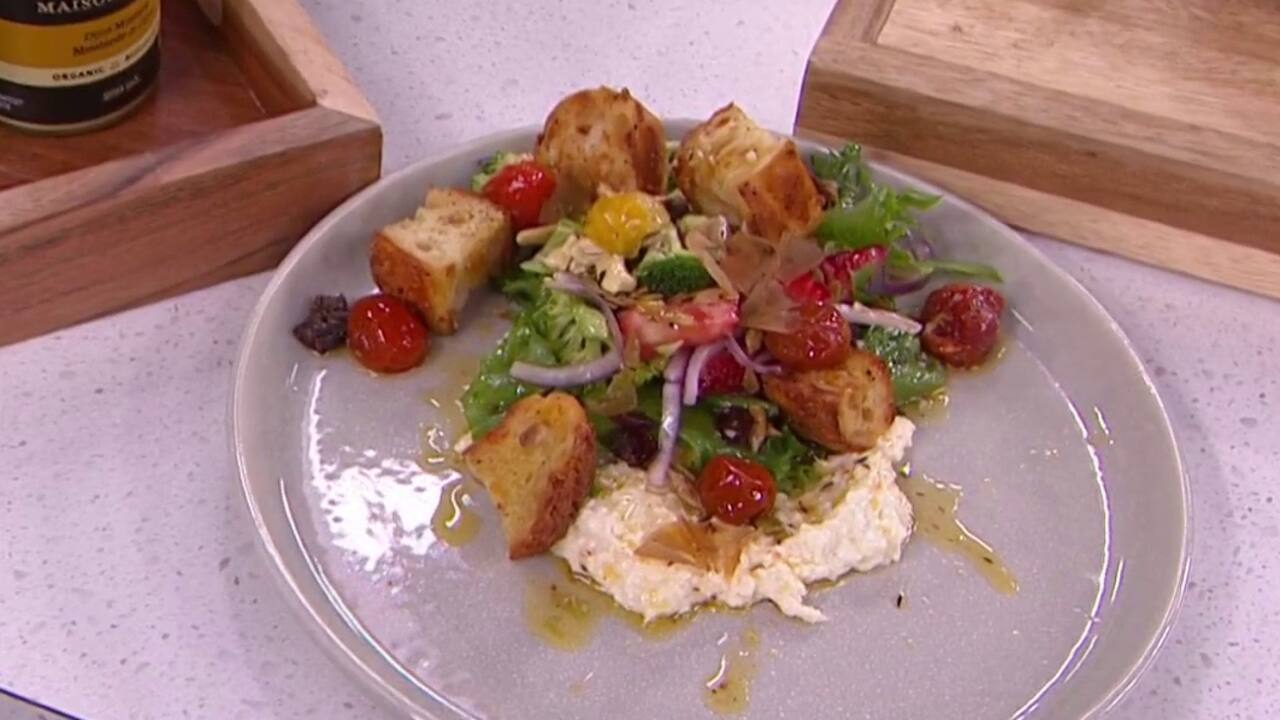 SALADE DE BROCOLI ET TOMATES CONFITES