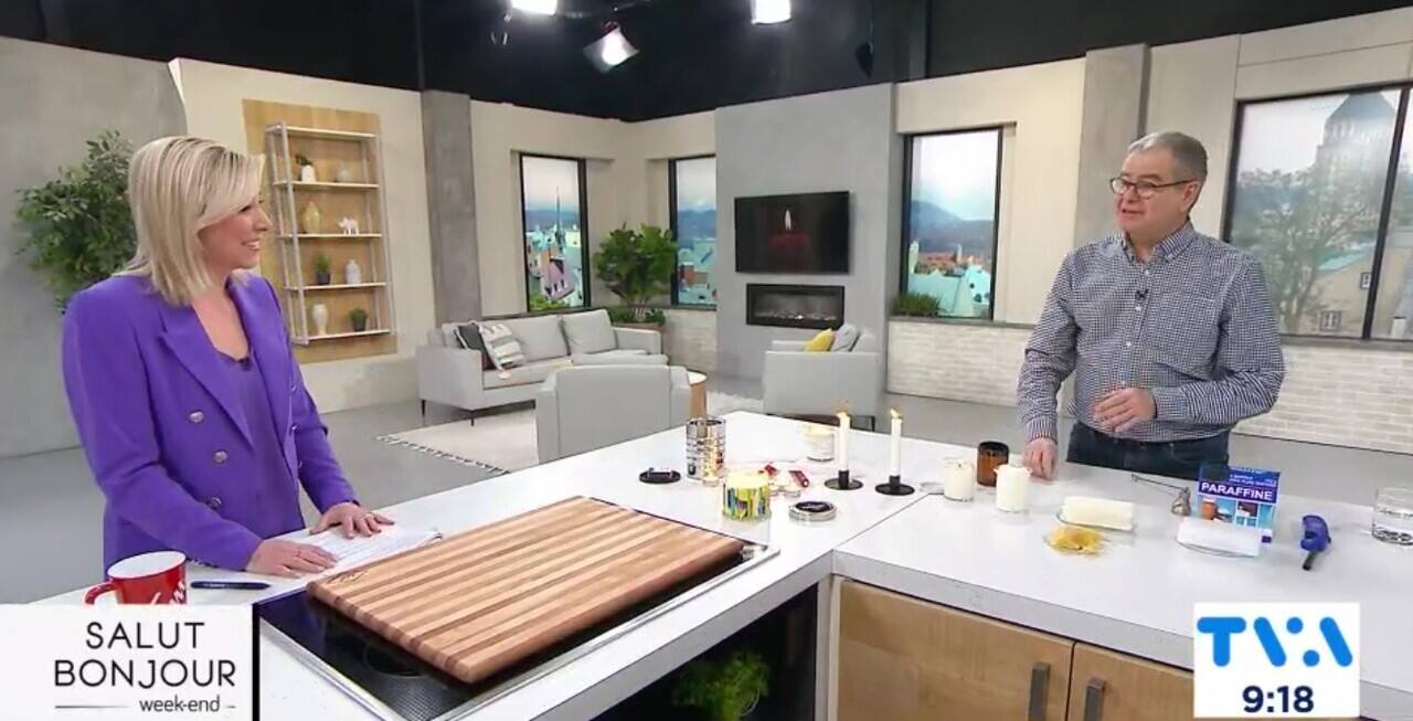 La chimie des chandelles