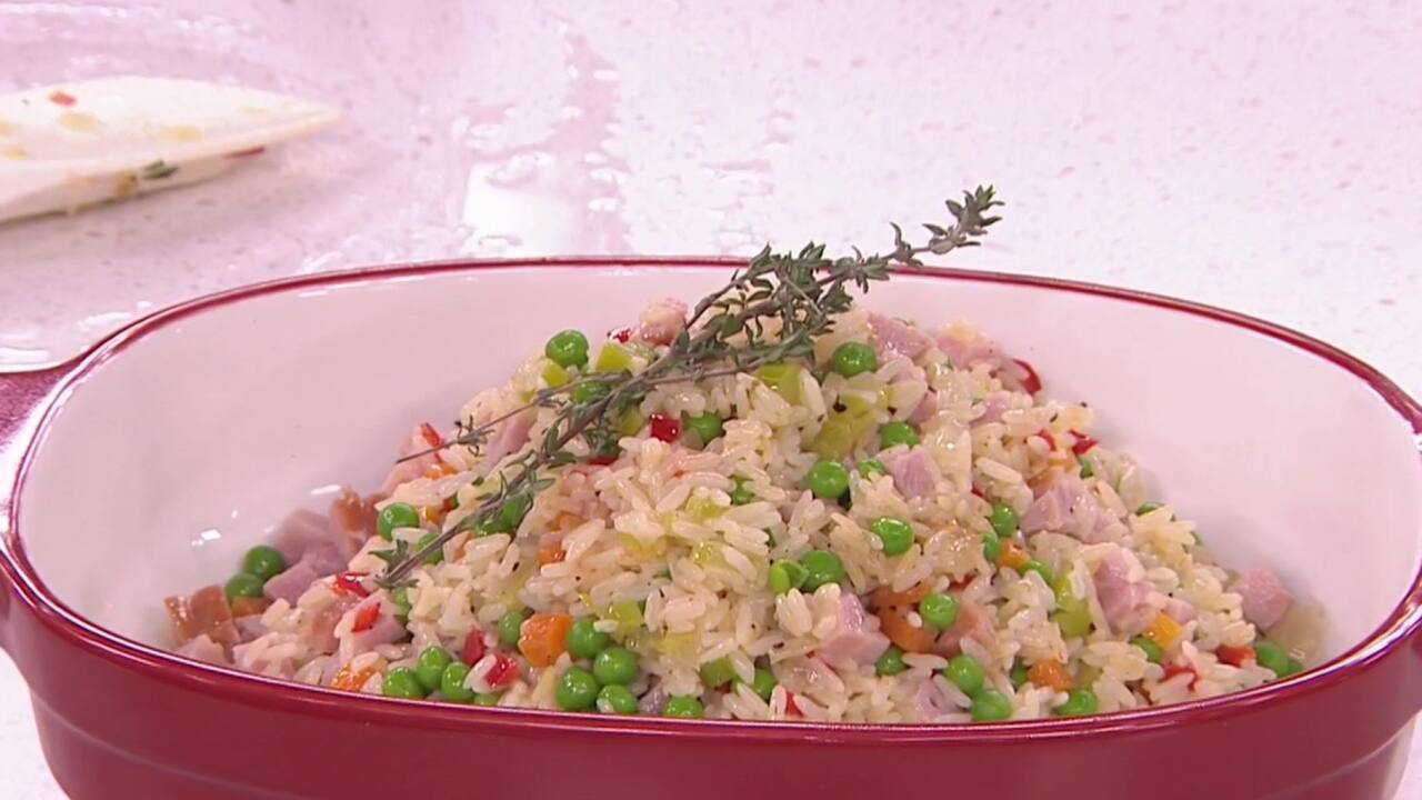 Riz pilaf, vide le frigo
