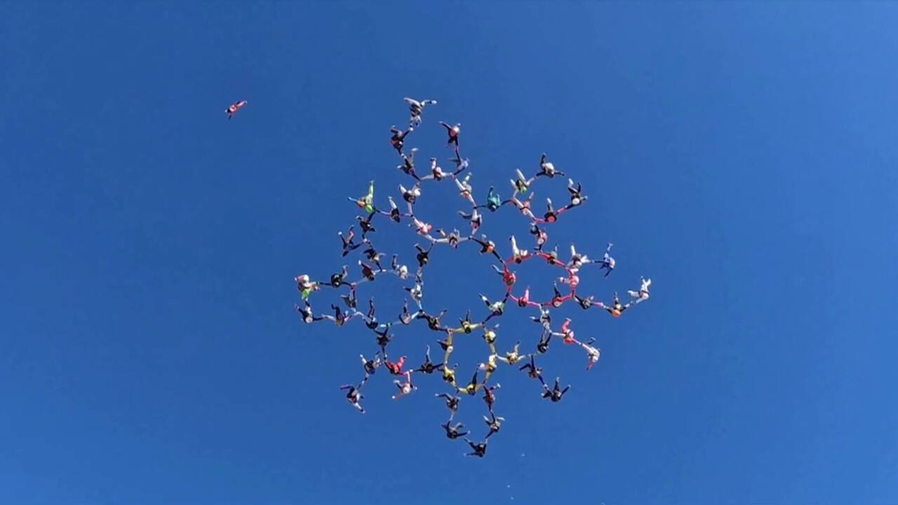 femmes record parachute