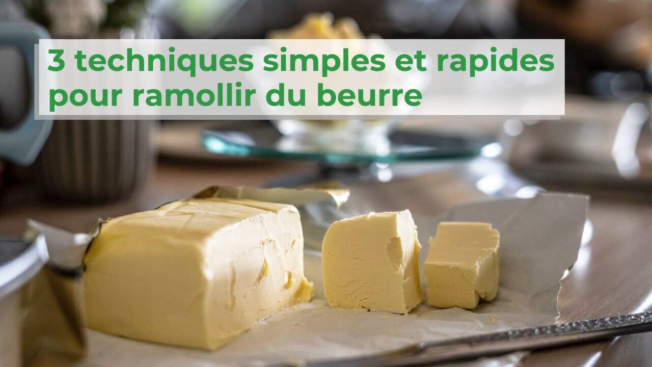 3 techniques simples et rapides pour ramollir du beurre | Coup de pouce
